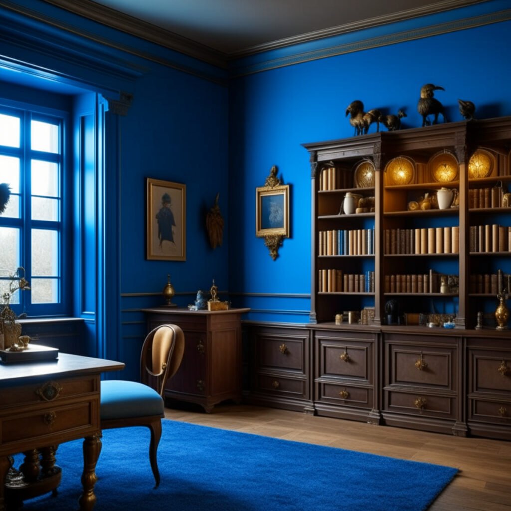 Ravenclaw Blue and Bronze Harry Potter Room Decor