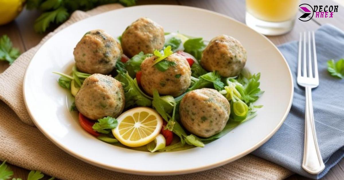 Juicy Greek Chicken Meatballs